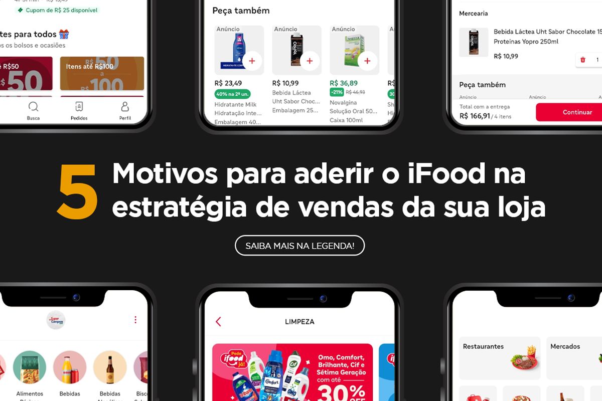 5 Motivos para aderir o ifood na sua estratégia de vendas